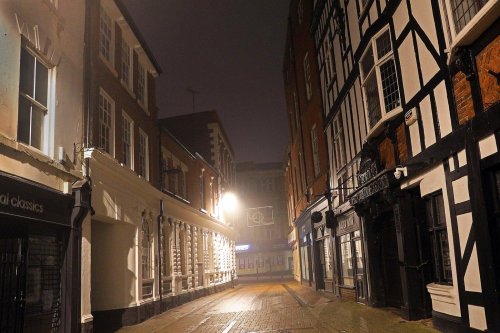 Derby - foggy night
